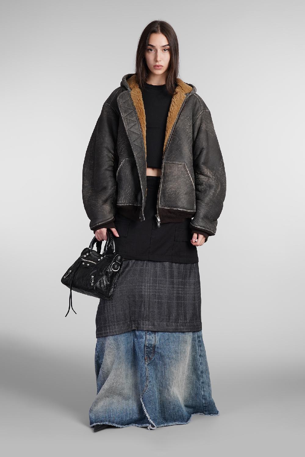 Deliberti Balenciaga Montone In Pelle Marrone Cod. 406060 - Deliberti The Luxury Shopping