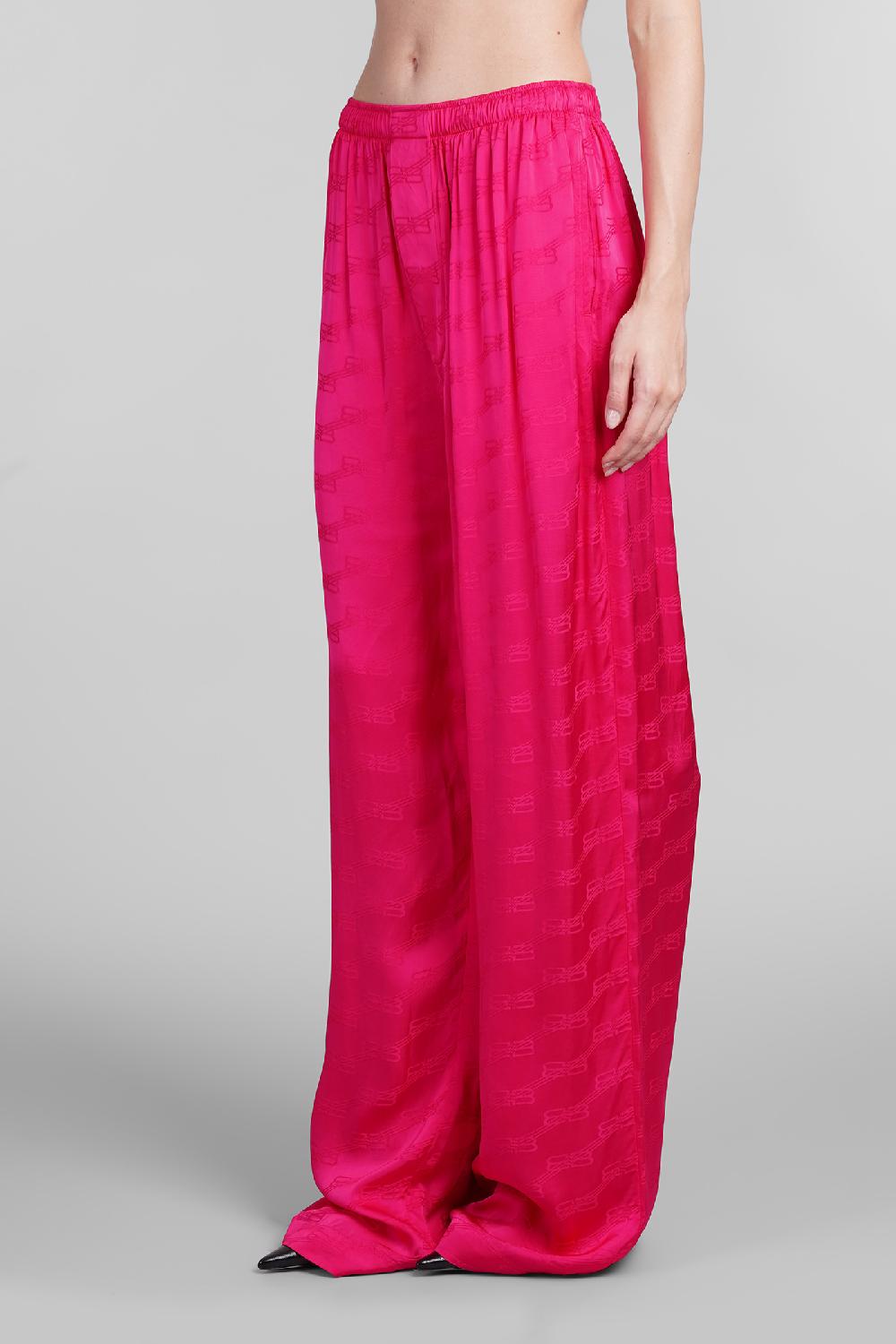 Deliberti Balenciaga Pantalone In Viscosa Fucsia Cod. 405812 - Deliberti The Luxury Shopping