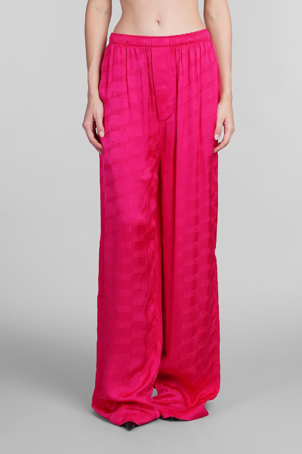 Deliberti Balenciaga Pantalone in viscosa fucsia cod. 405812 - Deliberti The Luxury Shopping