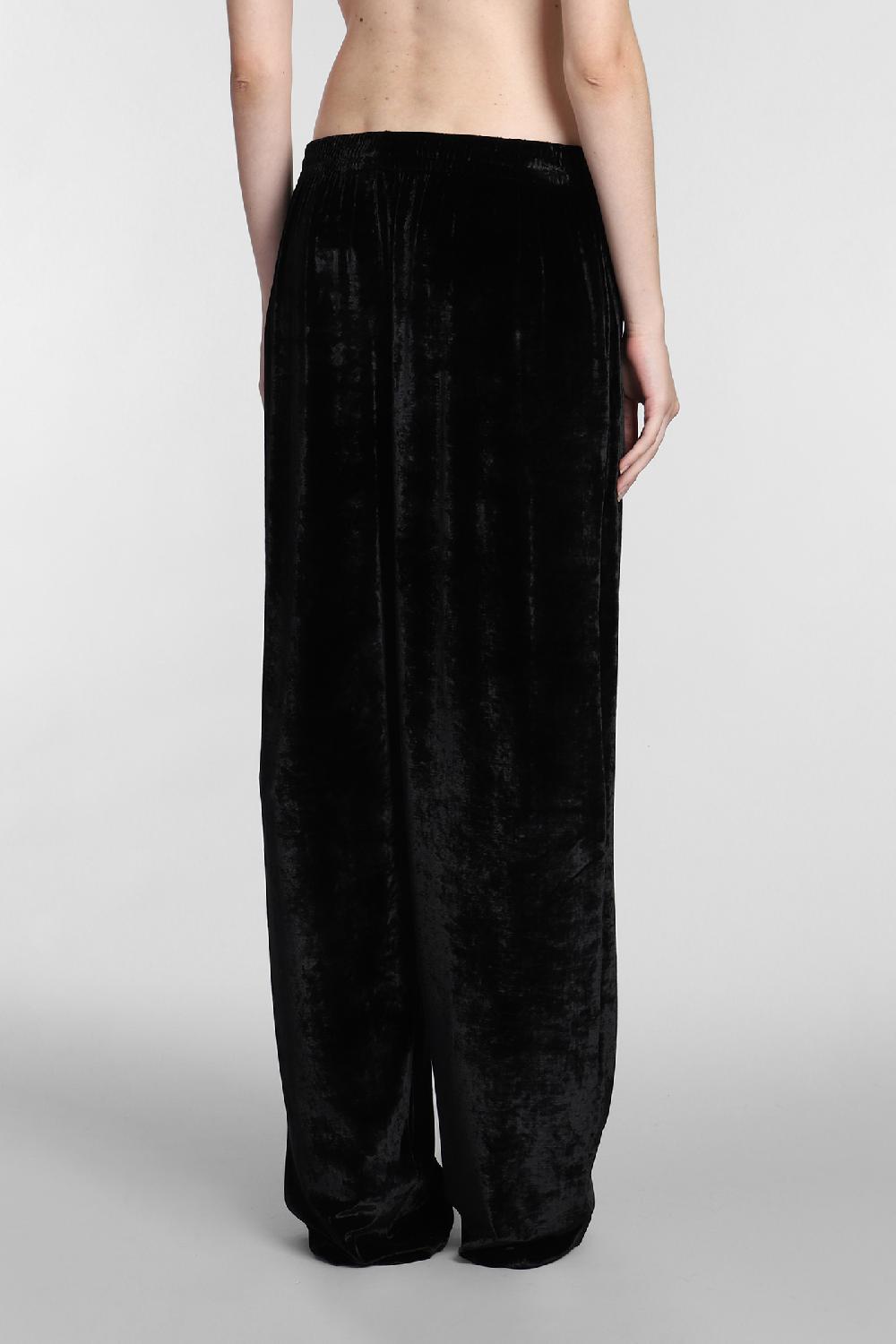 Deliberti Balenciaga Pantalone In Viscosa Nera Cod. 381732 - Deliberti The Luxury Shopping