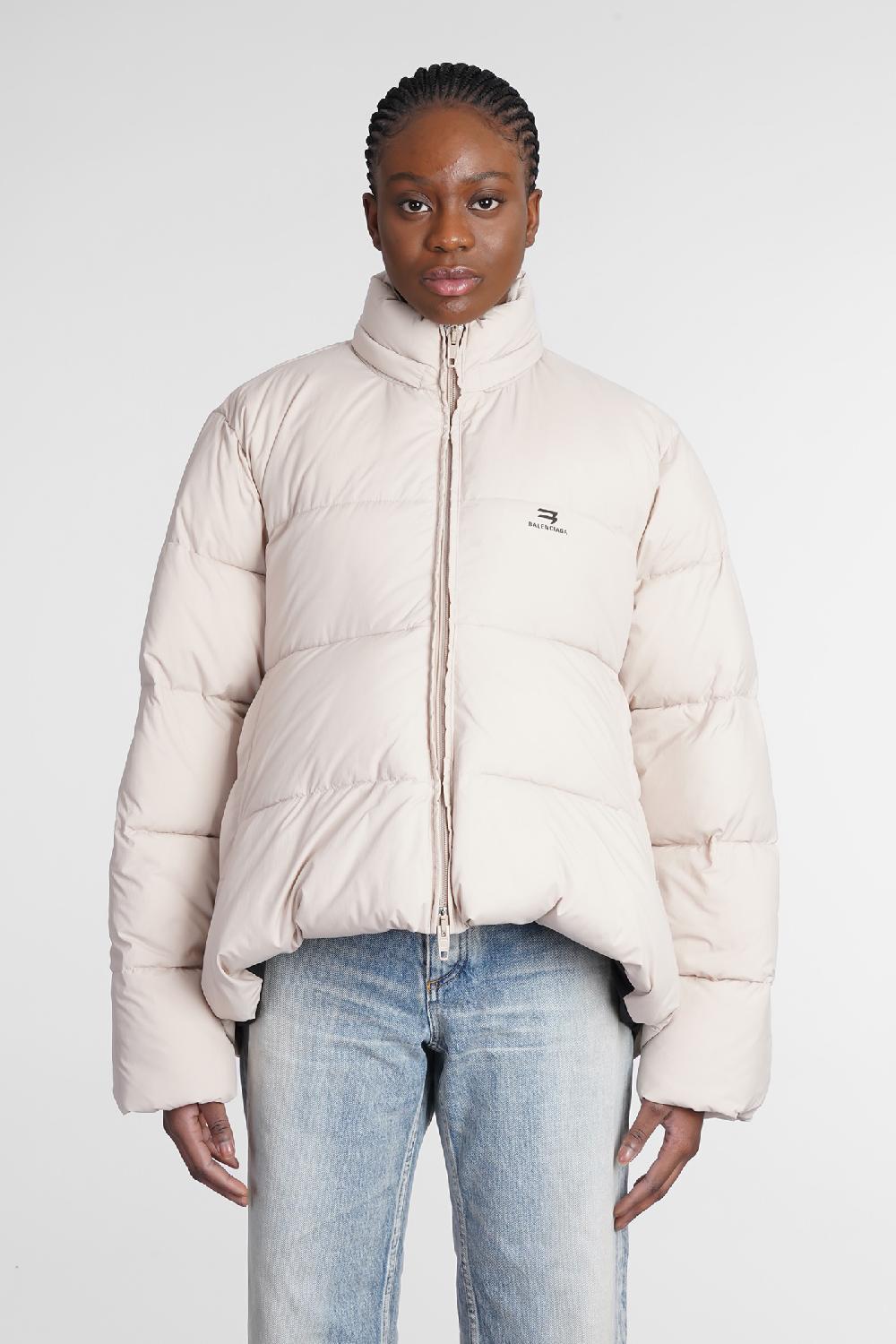 Deliberti Balenciaga Piumino in poliammide beige cod. 369547 - Deliberti The Luxury Shopping