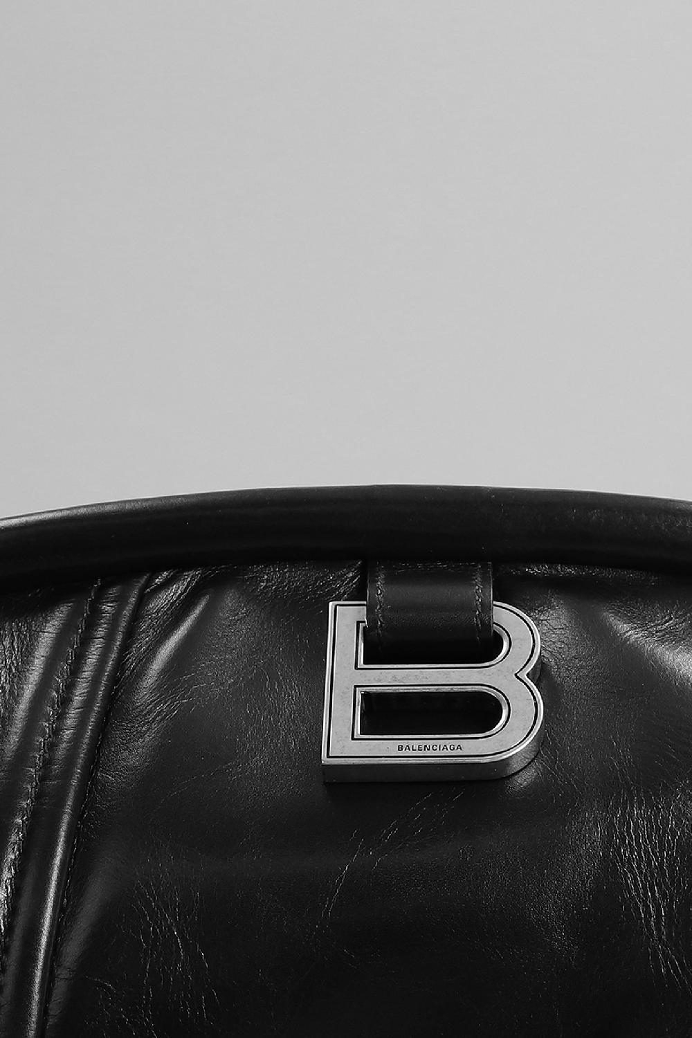 Deliberti Balenciaga Pochette Frame Clutch Xs In Pelle Nera Cod. 340334 - Deliberti The Luxury Shopping