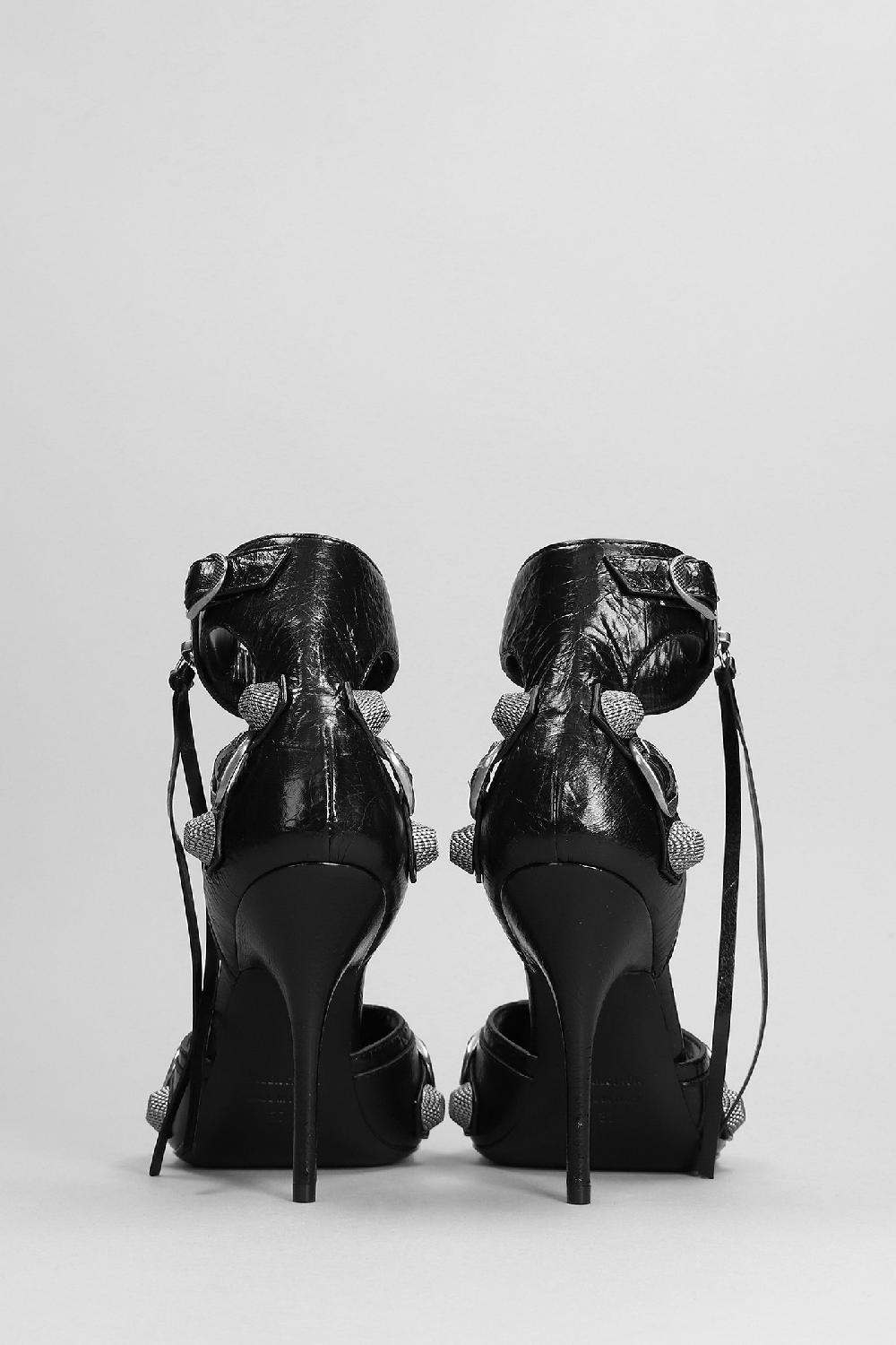 Deliberti Balenciaga Sandali Cagole In Pelle Nera Cod. 378749 - Deliberti The Luxury Shopping