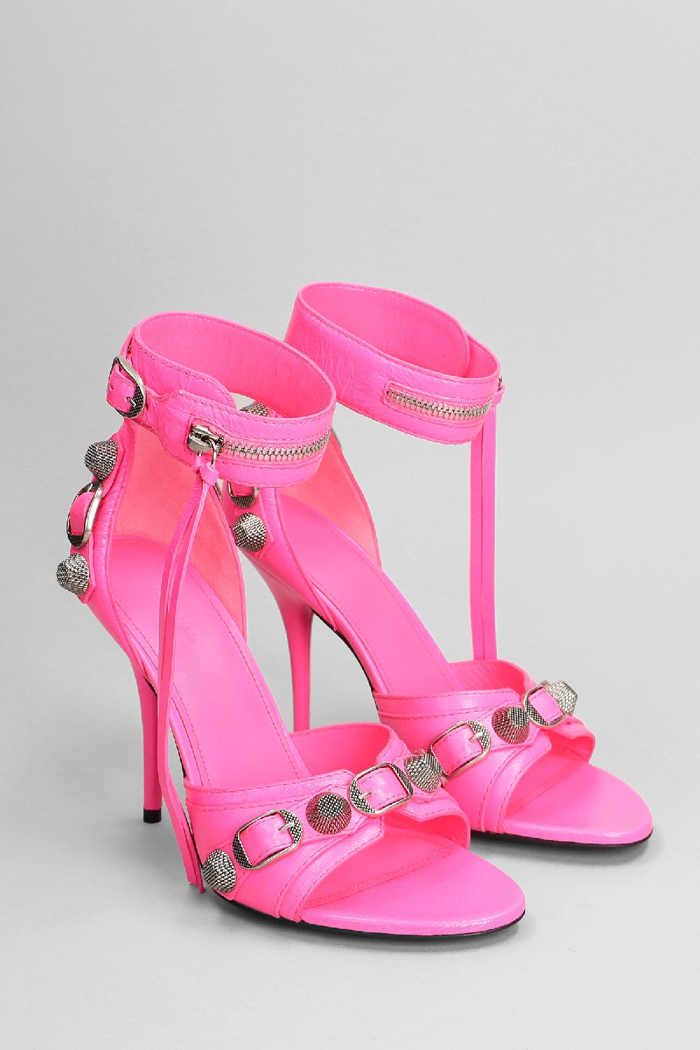 Deliberti Balenciaga Sandali Cagole In Pelle Rosa Cod. 378750 - Deliberti The Luxury Shopping