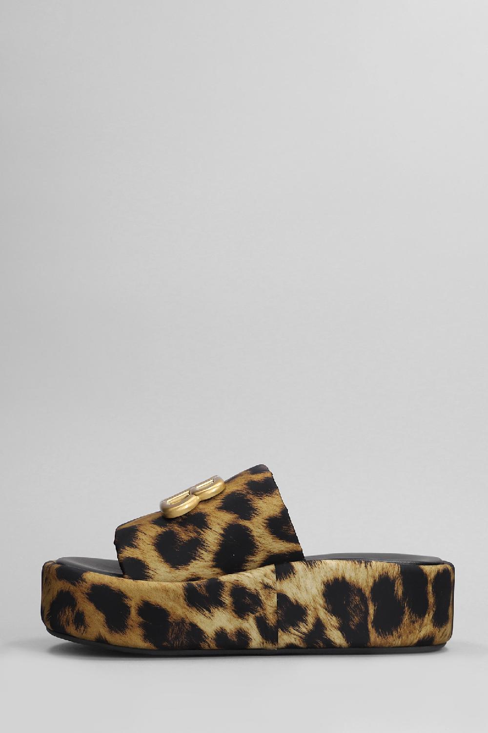 Deliberti Balenciaga Sandali Flats In Poliammide Animalier Cod. 406059 - Deliberti The Luxury Shopping