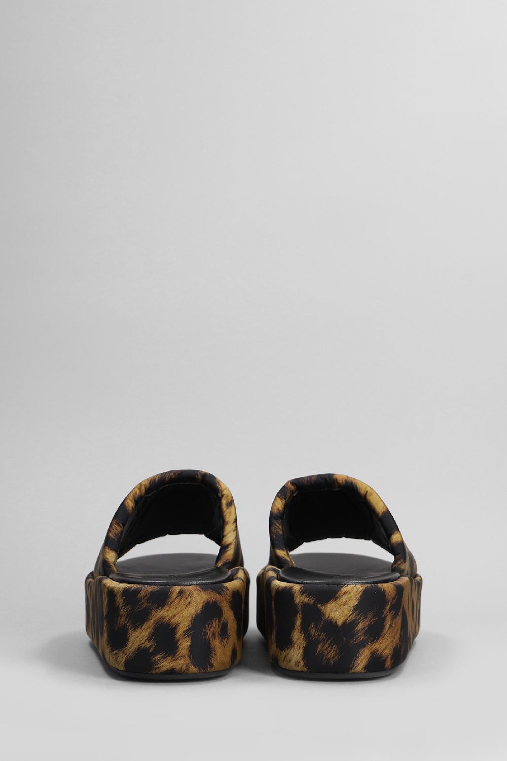 Deliberti Balenciaga Sandali Flats In Poliammide Animalier Cod. 406059 - Deliberti The Luxury Shopping