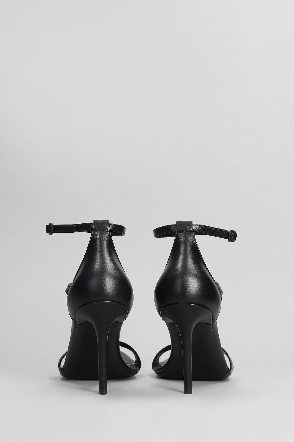 Deliberti Balenciaga Sandali Honey In Pelle Nera Cod. 406068 - Deliberti The Luxury Shopping