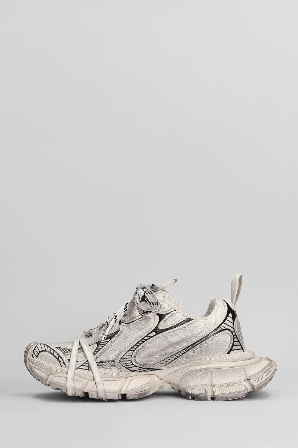 Deliberti Balenciaga Sneakers 3xl In Cotone Beige Cod. 405816 - Deliberti The Luxury Shopping