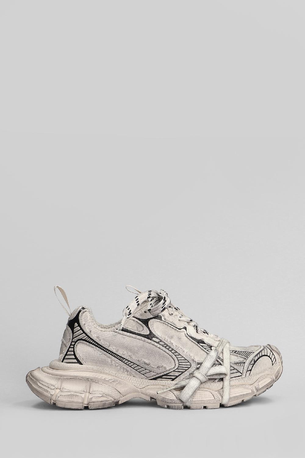 Deliberti Balenciaga Sneakers 3xl in cotone beige cod. 405816 - Deliberti The Luxury Shopping