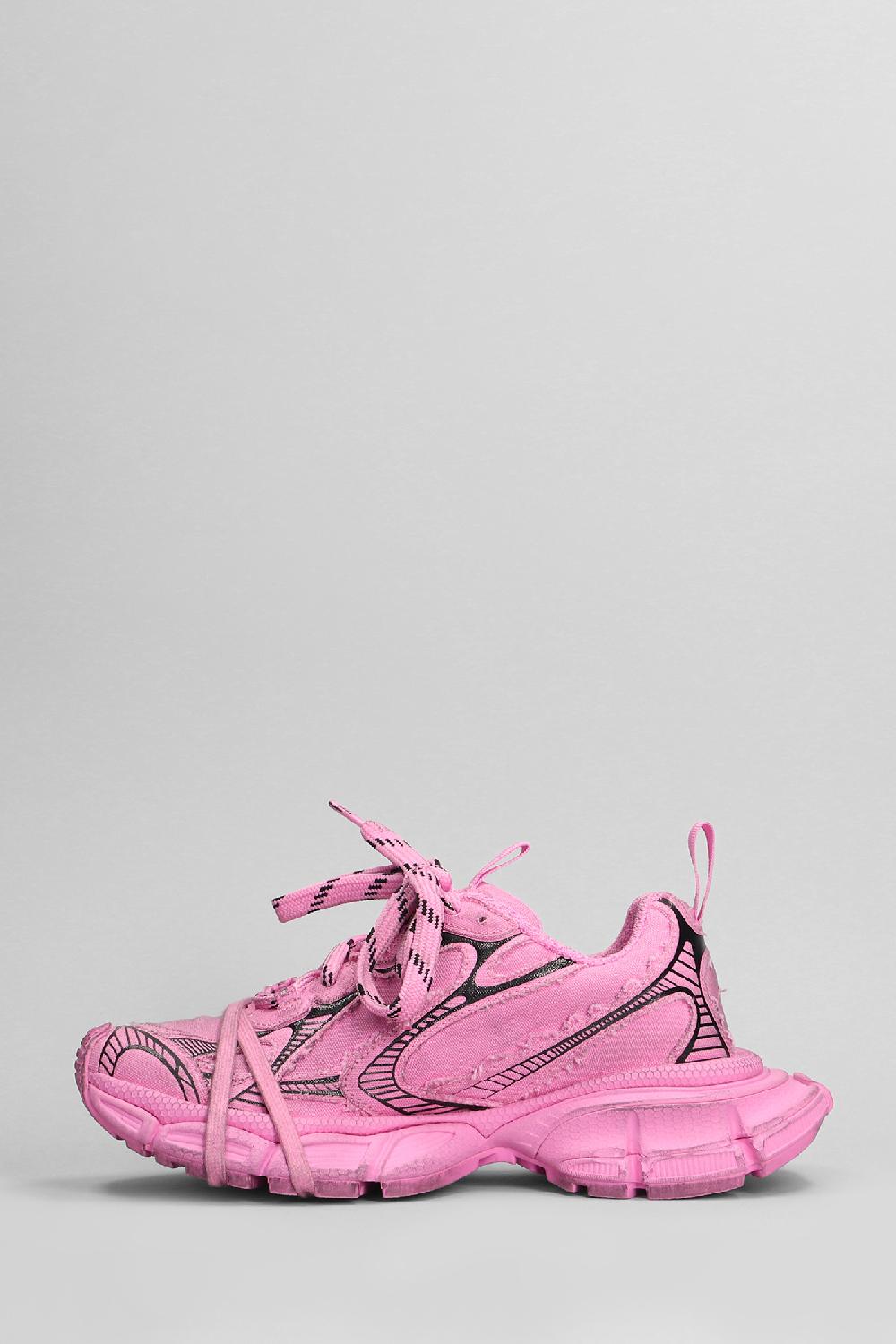 Deliberti Balenciaga Sneakers 3xl In Cotone Rosa Cod. 405811 - Deliberti The Luxury Shopping