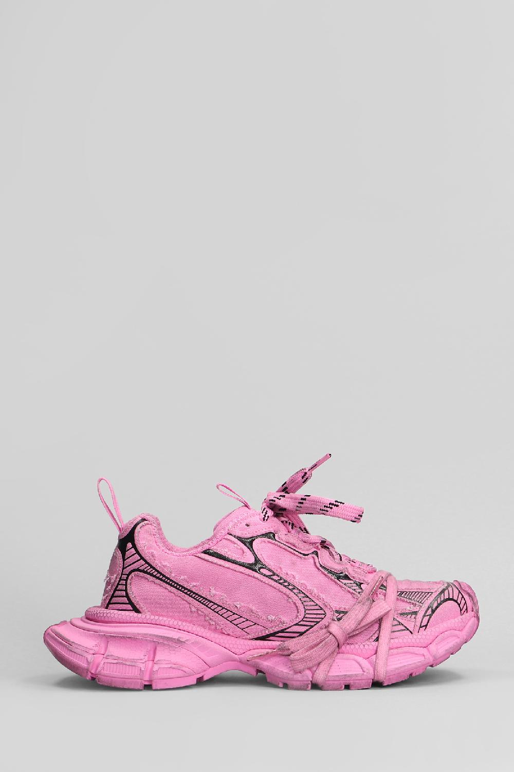 Deliberti Balenciaga Sneakers 3xl in cotone rosa cod. 405811 - Deliberti The Luxury Shopping