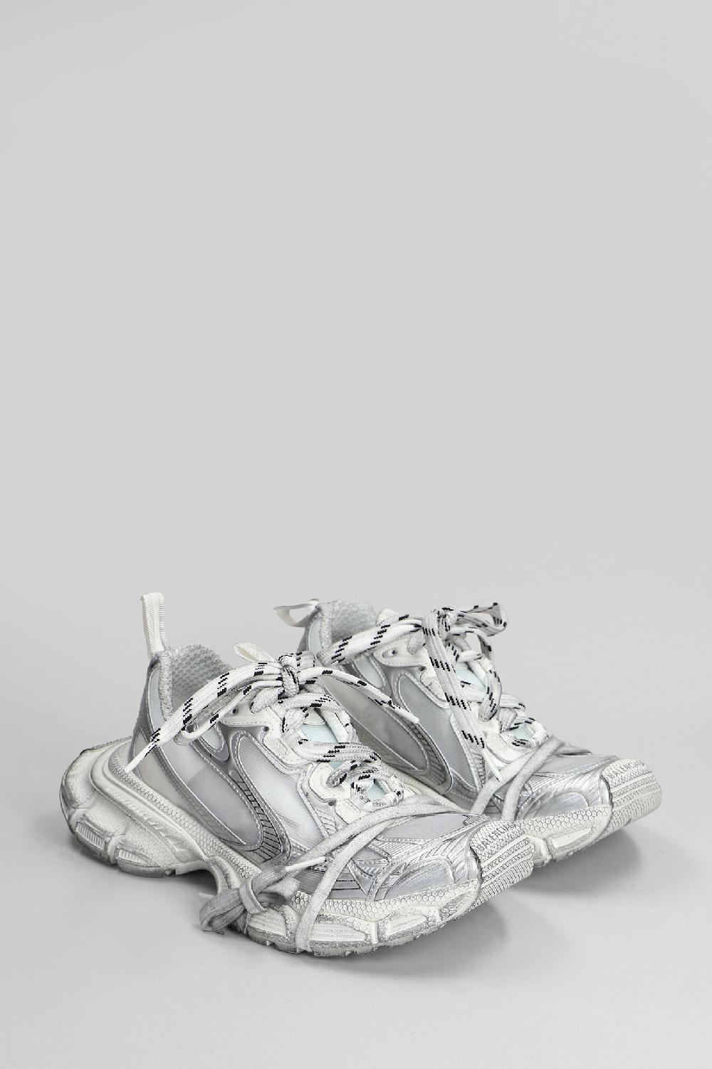 Deliberti Balenciaga Sneakers 3xl In Poliuretano Argento Cod. 409496 - Deliberti The Luxury Shopping