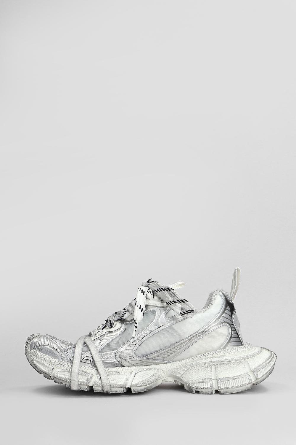 Deliberti Balenciaga Sneakers 3xl In Poliuretano Argento Cod. 409496 - Deliberti The Luxury Shopping