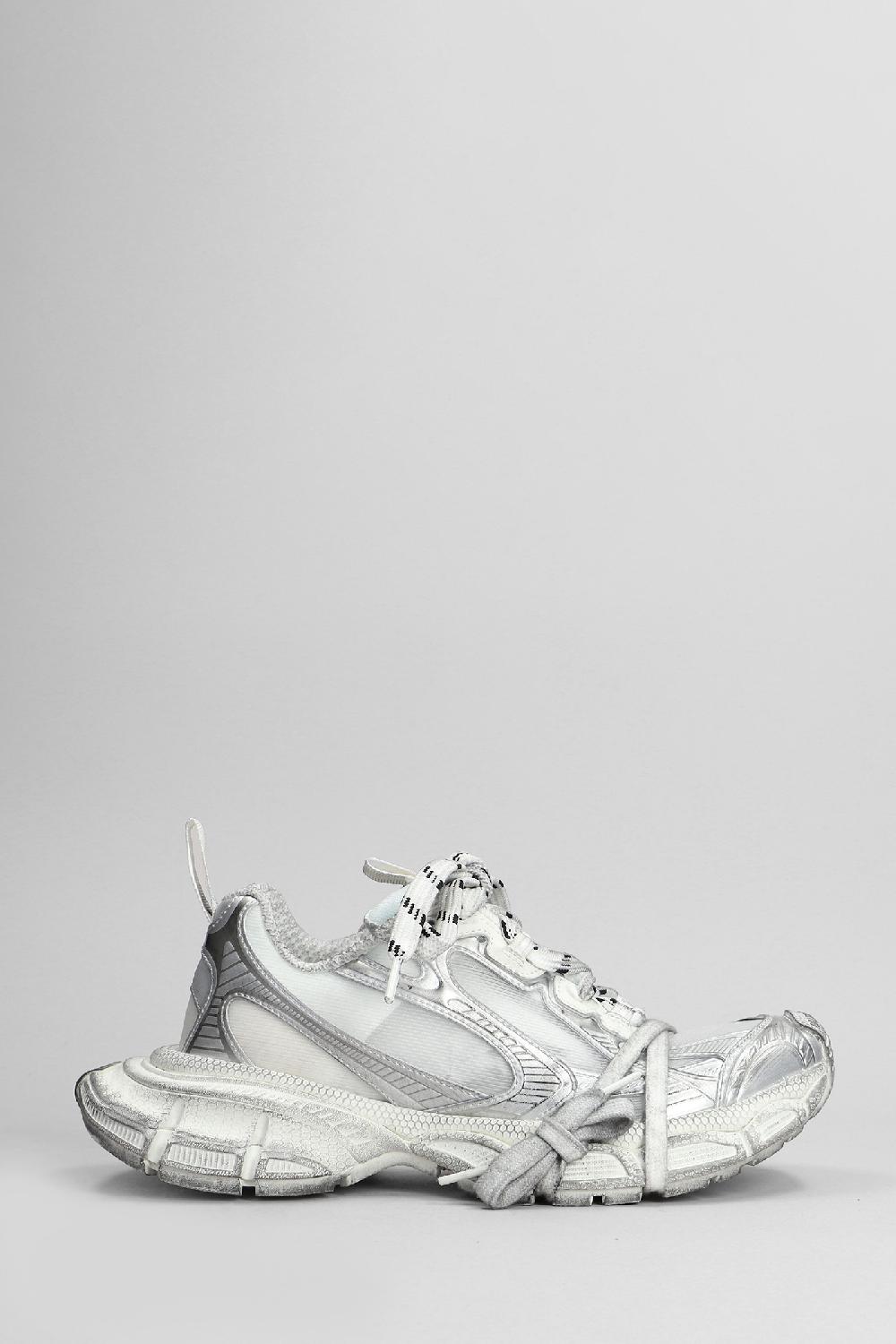 Deliberti Balenciaga Sneakers 3xl in poliuretano argento cod. 409496 - Deliberti The Luxury Shopping