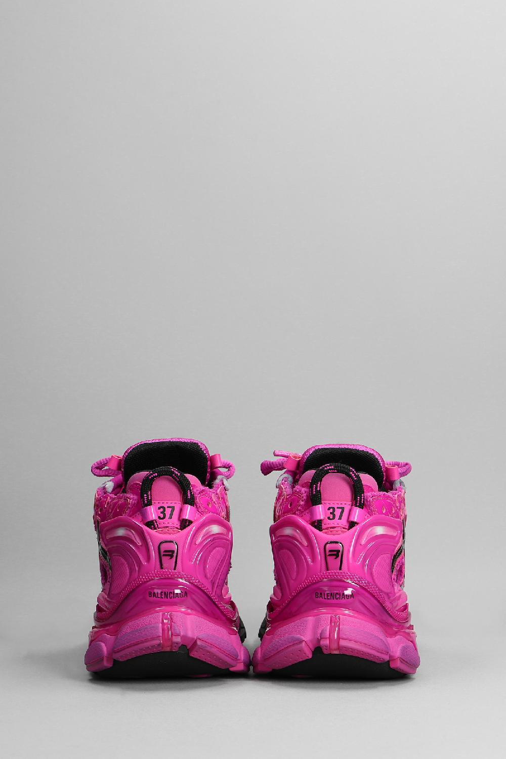 Deliberti Balenciaga Sneakers Runner In Tecnico Fucsia Cod. 362907 - Deliberti The Luxury Shopping