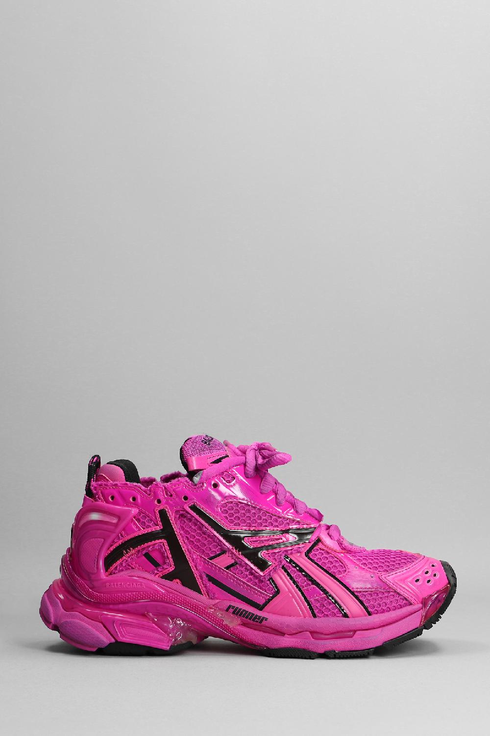 Deliberti Balenciaga Sneakers runner in tecnico fucsia cod. 362907 - Deliberti The Luxury Shopping