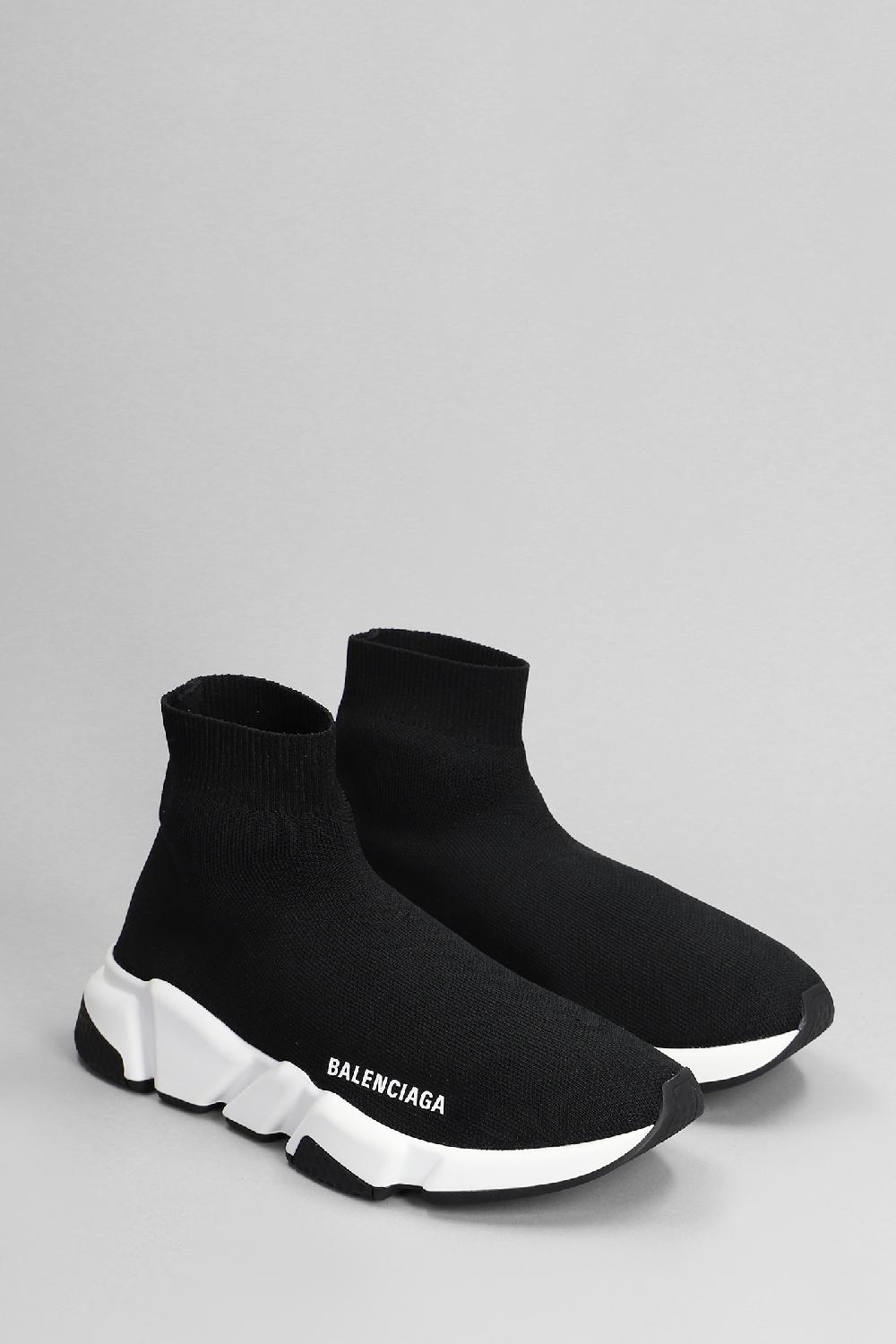 Deliberti Balenciaga Sneakers Speed In Poliestere Nero Cod. 395025 - Deliberti The Luxury Shopping