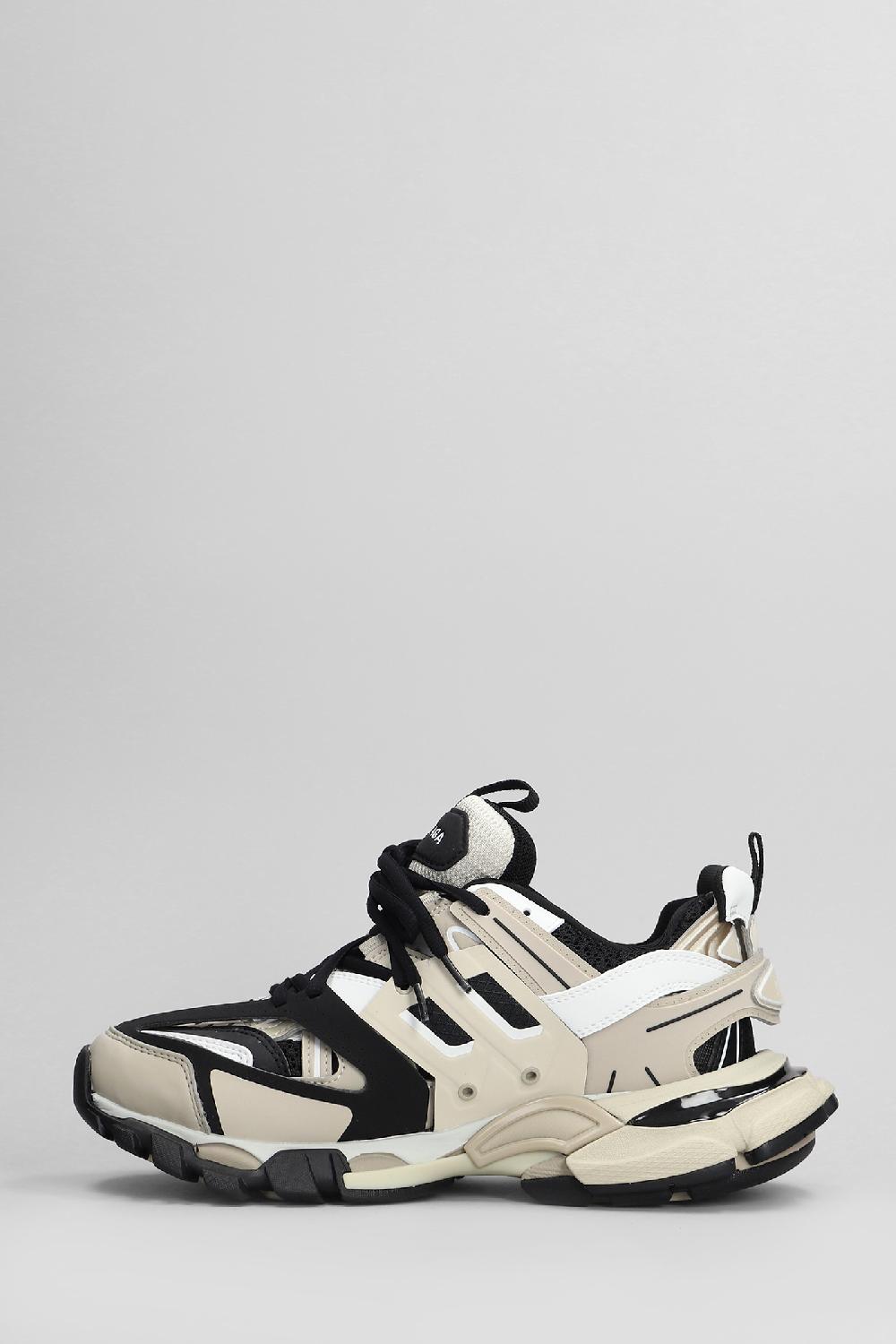 Deliberti Balenciaga Sneakers Track In Poliuretano Beige Cod. 407591 - Deliberti The Luxury Shopping