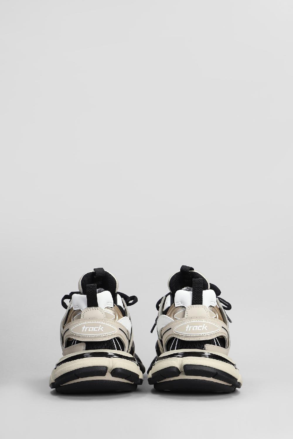 Deliberti Balenciaga Sneakers Track In Poliuretano Beige Cod. 407591 - Deliberti The Luxury Shopping