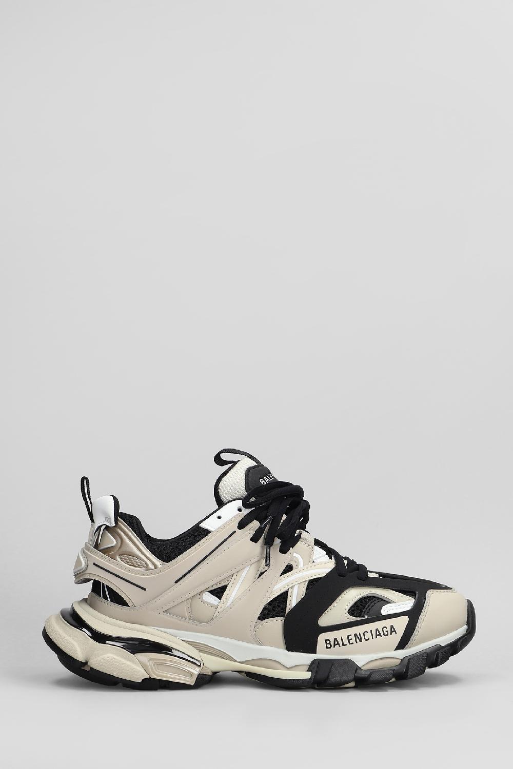 Deliberti Balenciaga Sneakers track in poliuretano beige cod. 407591 - Deliberti The Luxury Shopping
