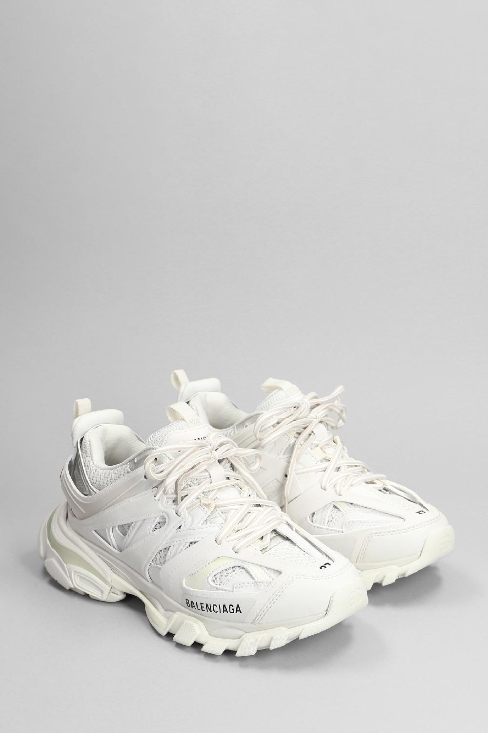 Deliberti Balenciaga Sneakers Track In Poliuretano Bianco Cod. 398897 - Deliberti The Luxury Shopping