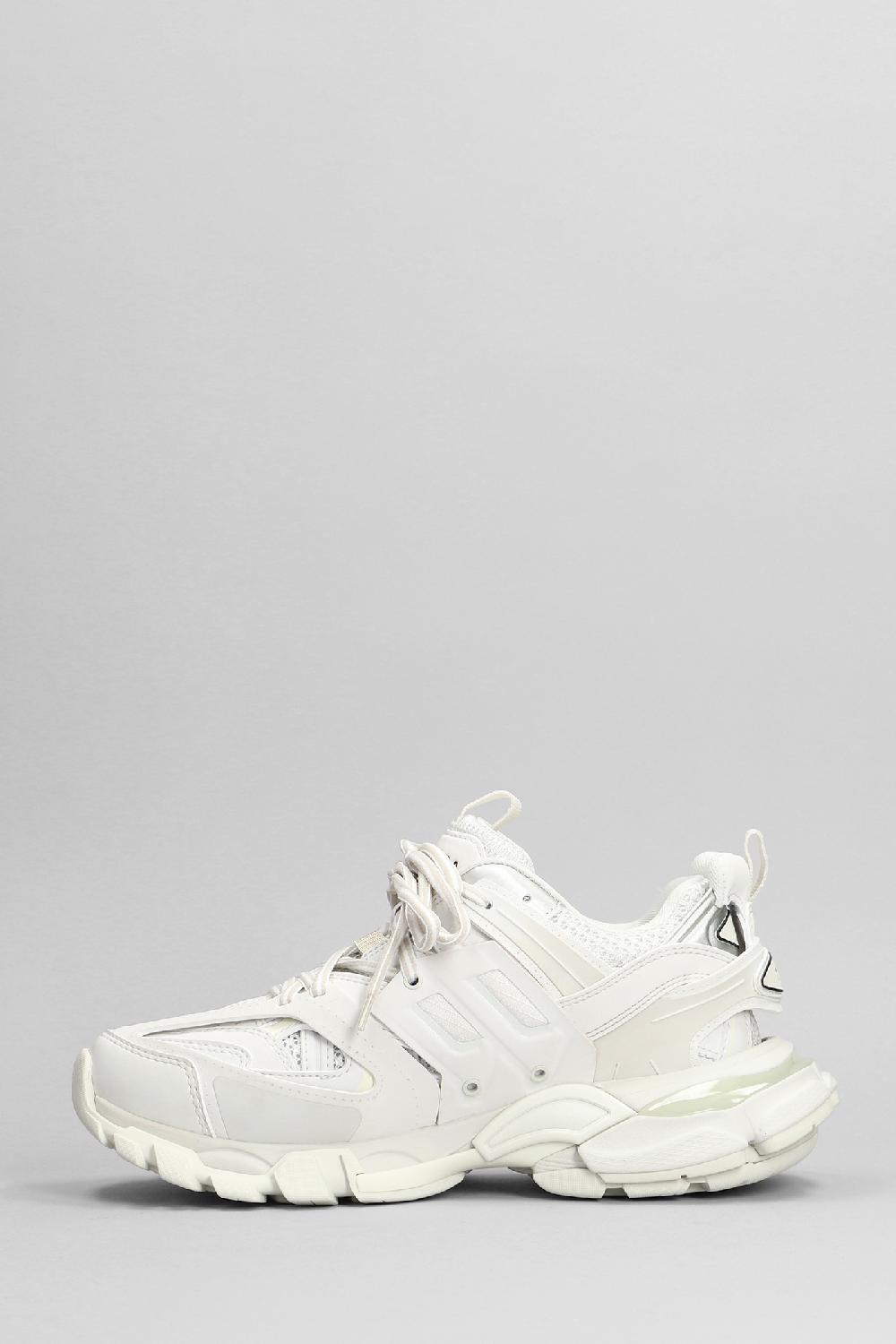 Deliberti Balenciaga Sneakers Track In Poliuretano Bianco Cod. 398897 - Deliberti The Luxury Shopping