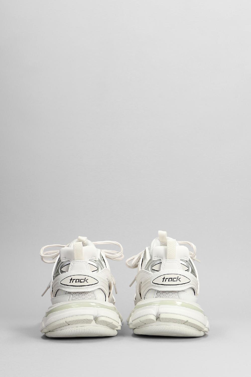 Deliberti Balenciaga Sneakers Track In Poliuretano Bianco Cod. 398897 - Deliberti The Luxury Shopping
