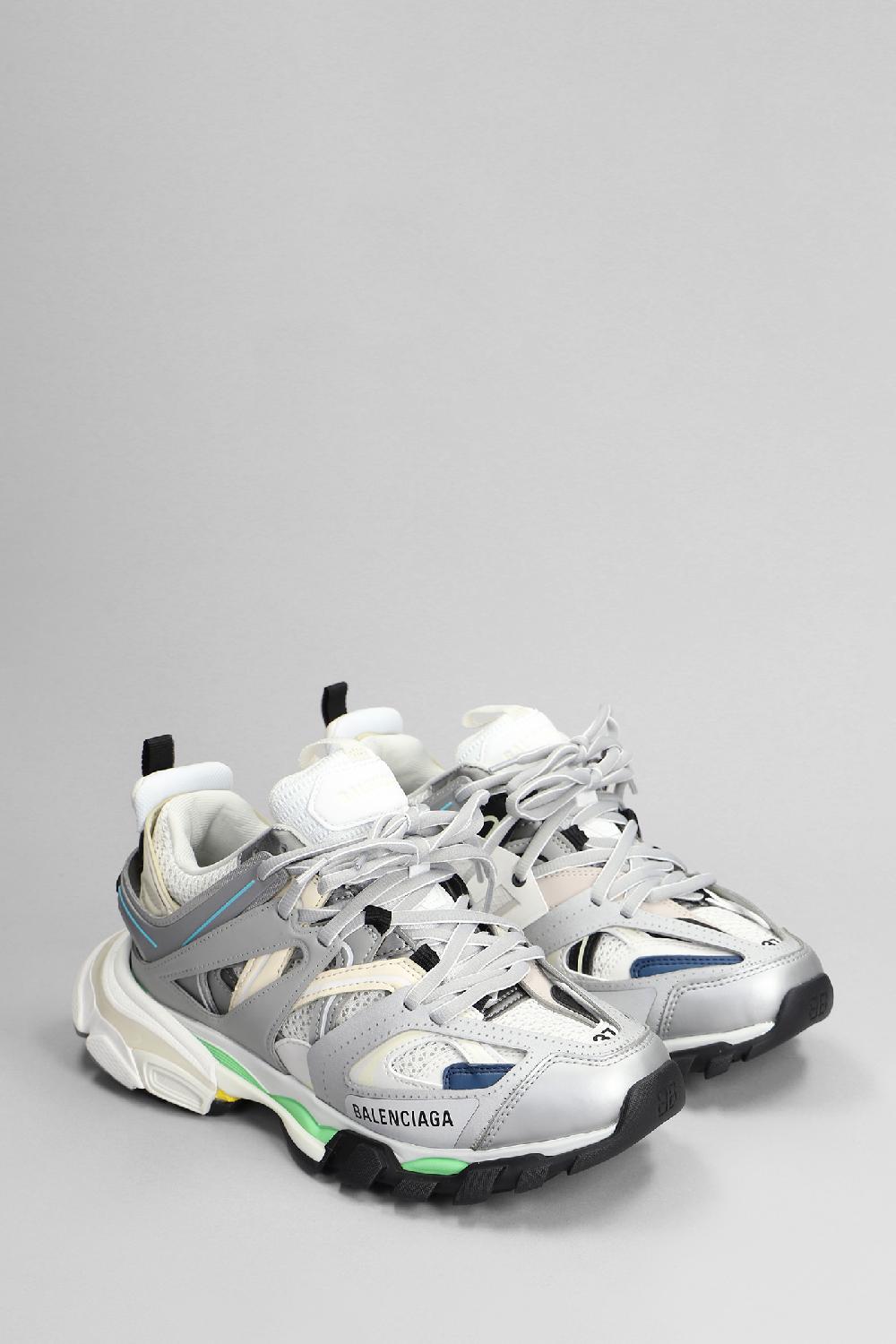 Deliberti Balenciaga Sneakers Track In Poliuretano Grigio Cod. 395019 - Deliberti The Luxury Shopping