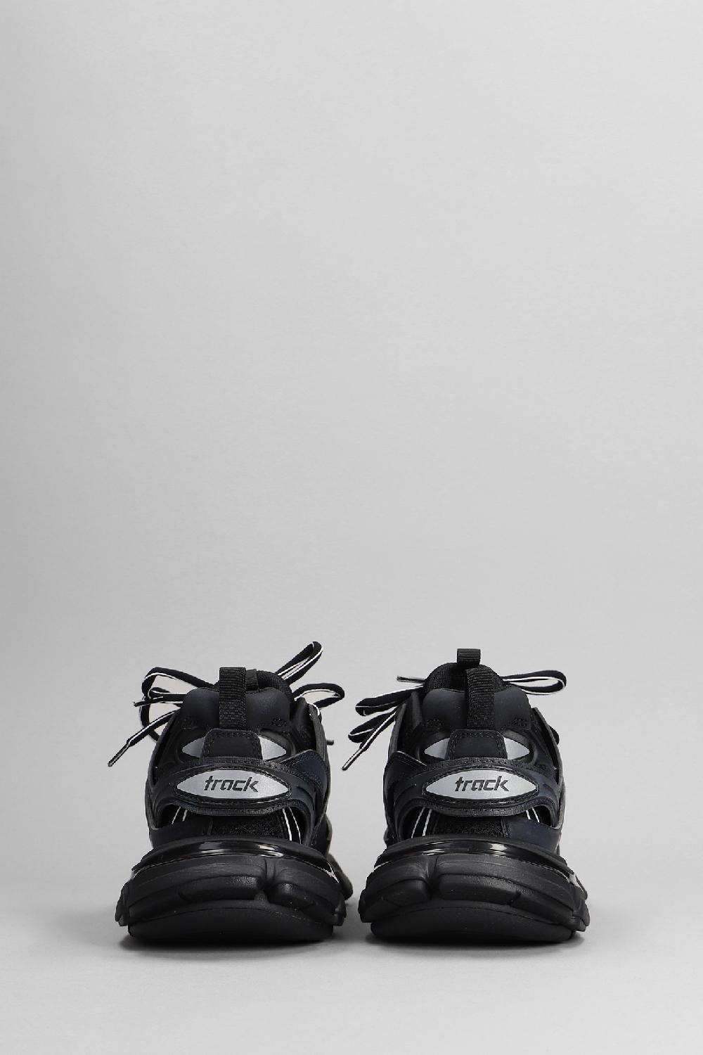 Deliberti Balenciaga Sneakers Track In Poliuretano Nero Cod. 398896 - Deliberti The Luxury Shopping