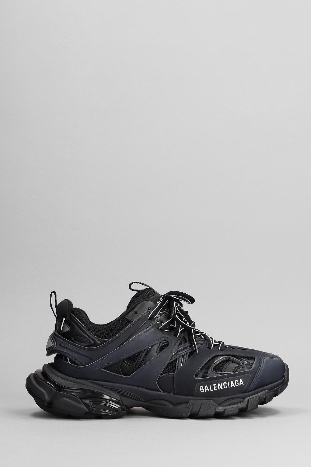Deliberti Balenciaga Sneakers track in poliuretano nero cod. 398896 - Deliberti The Luxury Shopping