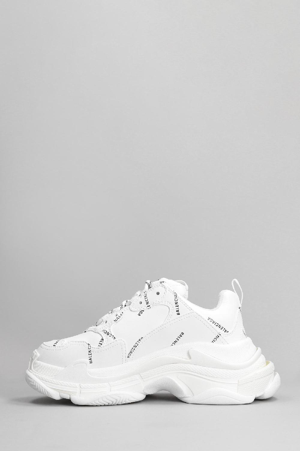 Deliberti Balenciaga Sneakers Triple S In Tecnico Bianco Cod. 327170 - Deliberti The Luxury Shopping