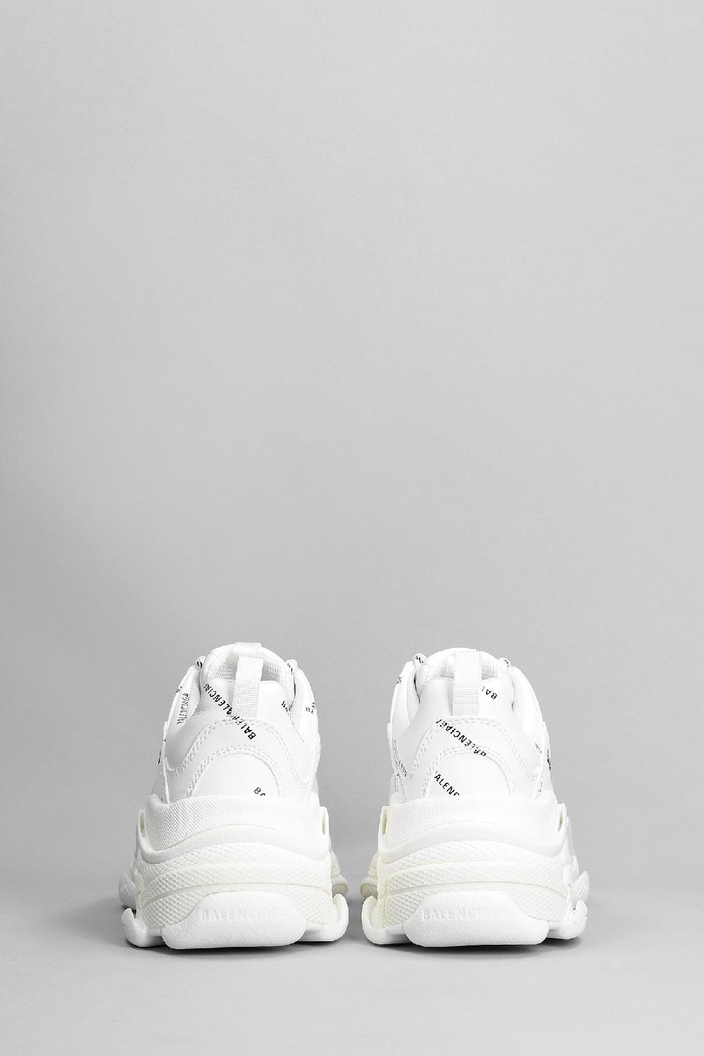Deliberti Balenciaga Sneakers Triple S In Tecnico Bianco Cod. 327170 - Deliberti The Luxury Shopping