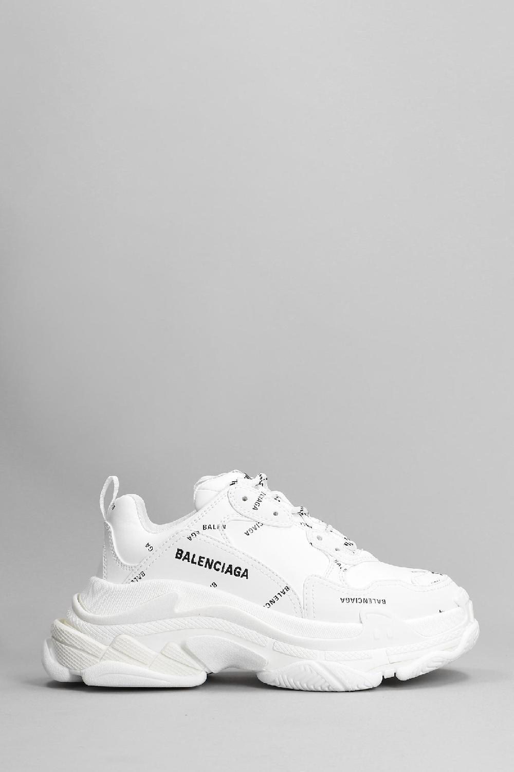Deliberti Balenciaga Sneakers triple s in tecnico bianco cod. 327170 - Deliberti The Luxury Shopping