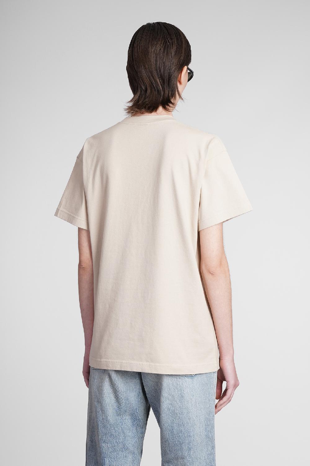Deliberti Balenciaga T-shirt In Cotone Beige Cod. 371692 - Deliberti The Luxury Shopping