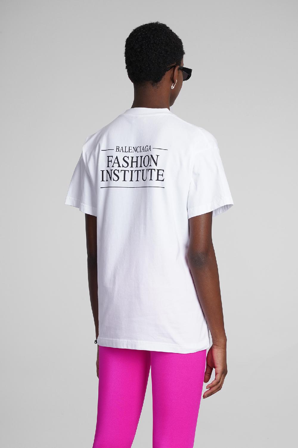 Deliberti Balenciaga T-shirt In Cotone Bianco Cod. 354290 - Deliberti The Luxury Shopping