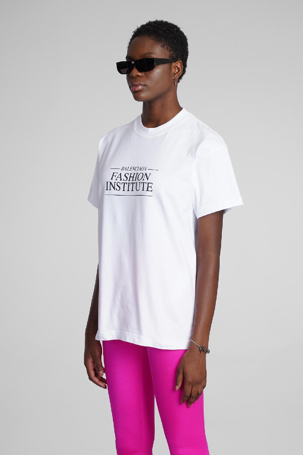 Deliberti Balenciaga T-shirt In Cotone Bianco Cod. 354290 - Deliberti The Luxury Shopping