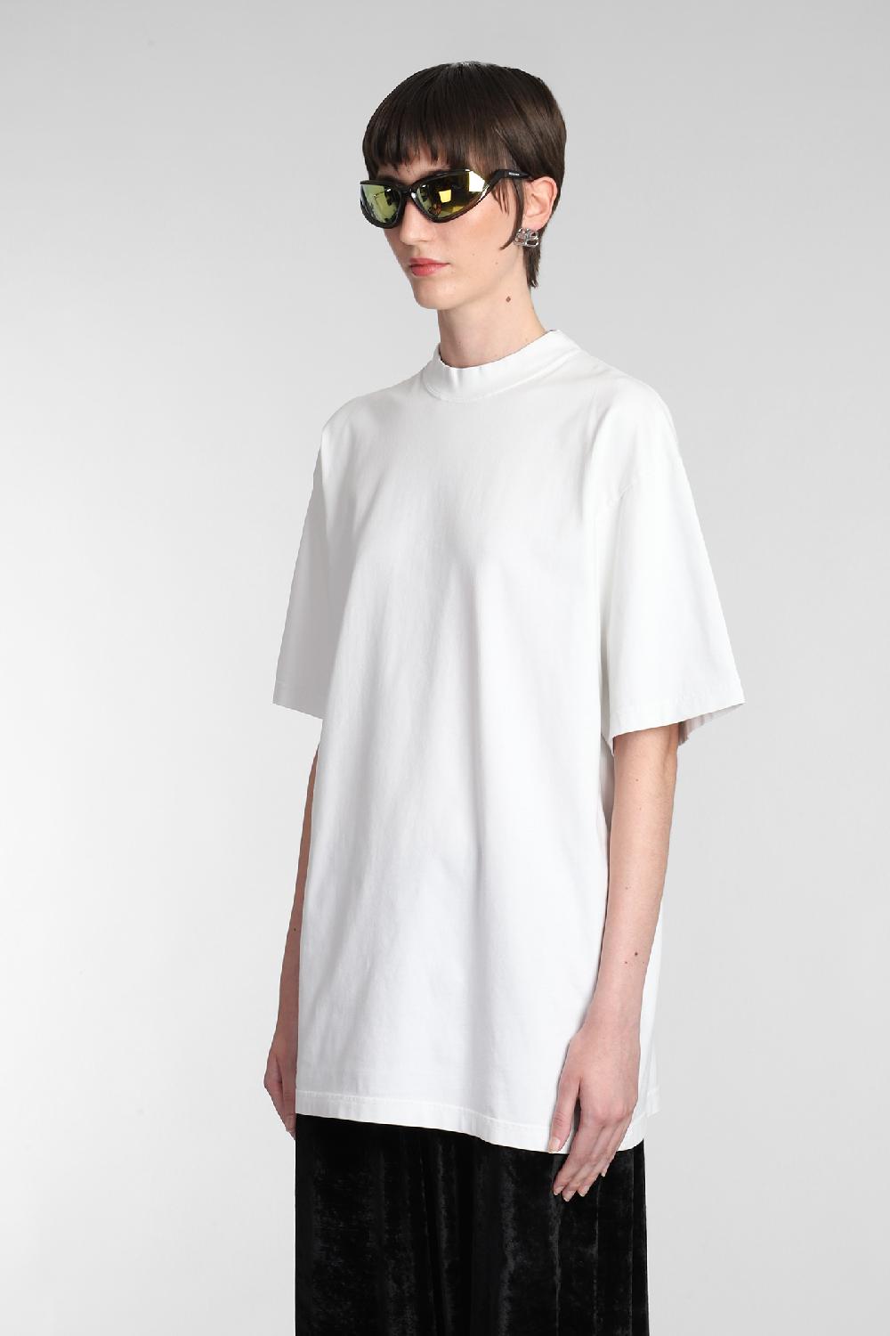 Deliberti Balenciaga T-shirt In Cotone Bianco Cod. 381735 - Deliberti The Luxury Shopping