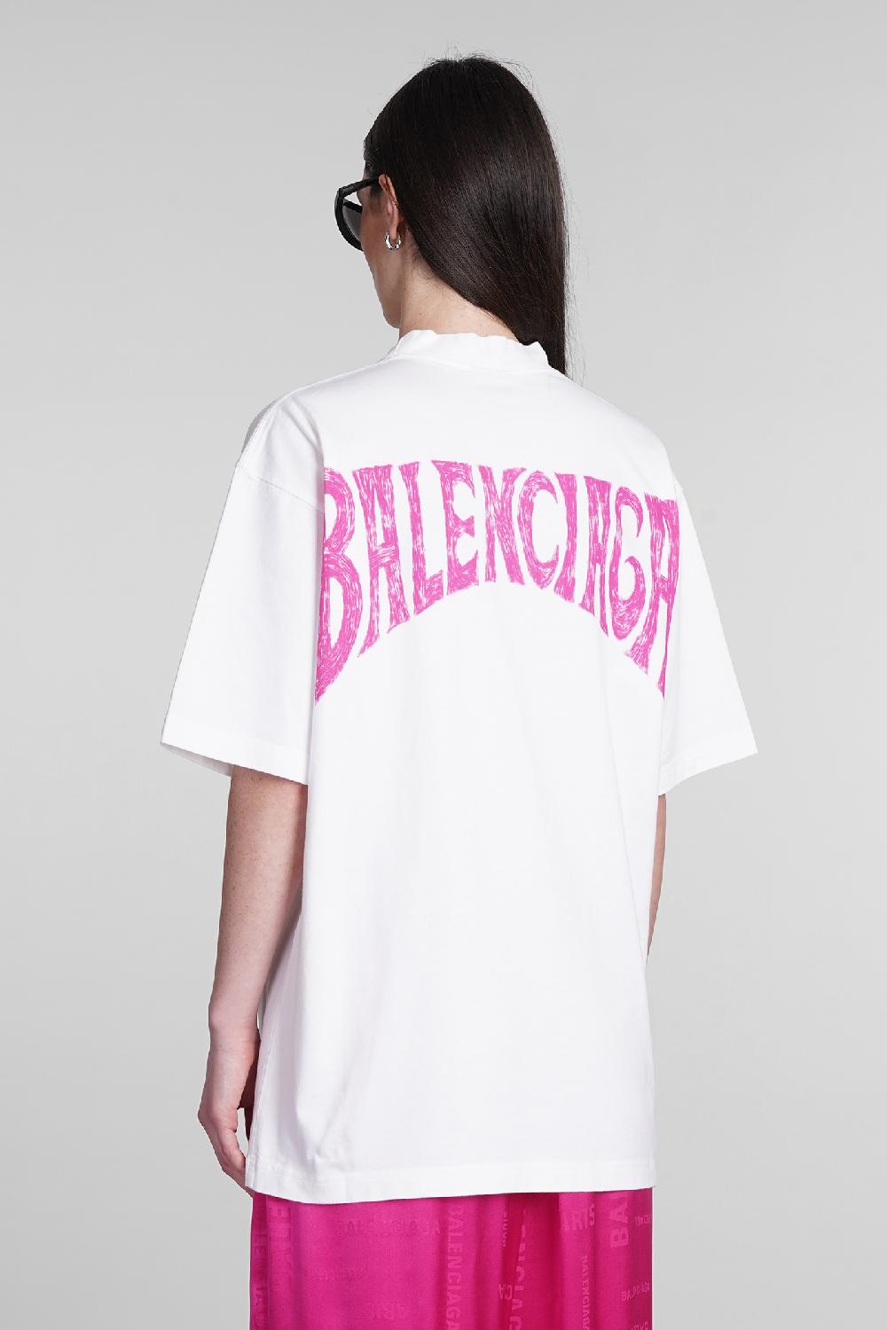 Deliberti Balenciaga T-shirt In Cotone Bianco Cod. 394992 - Deliberti The Luxury Shopping