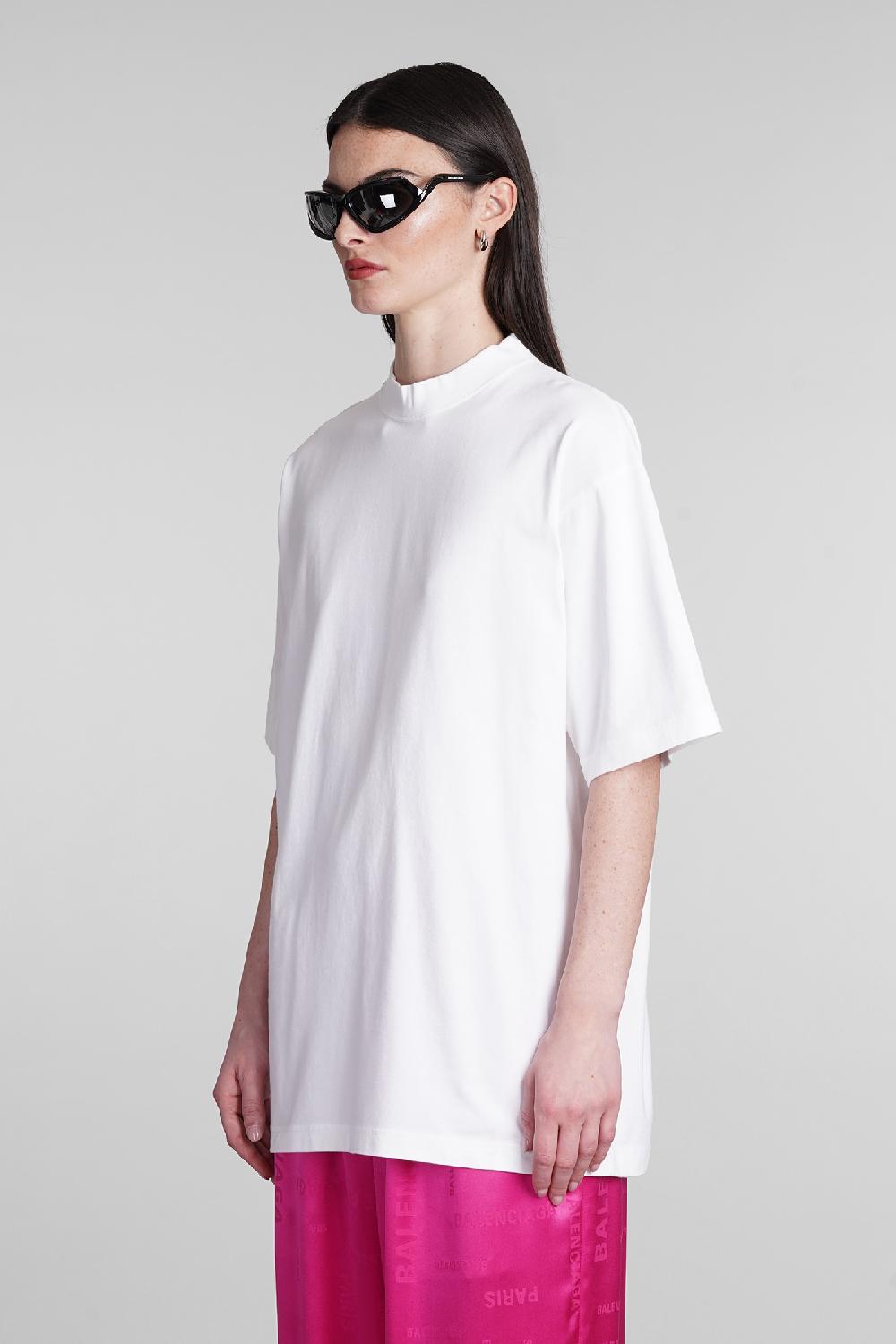 Deliberti Balenciaga T-shirt In Cotone Bianco Cod. 394992 - Deliberti The Luxury Shopping