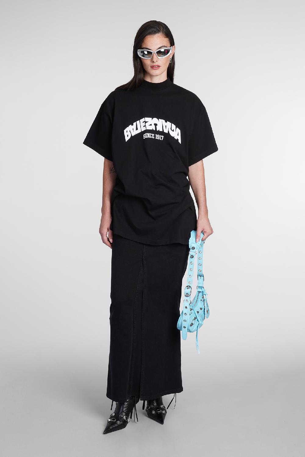 Deliberti Balenciaga T-shirt In Cotone Nero Cod. 386203 - Deliberti The Luxury Shopping