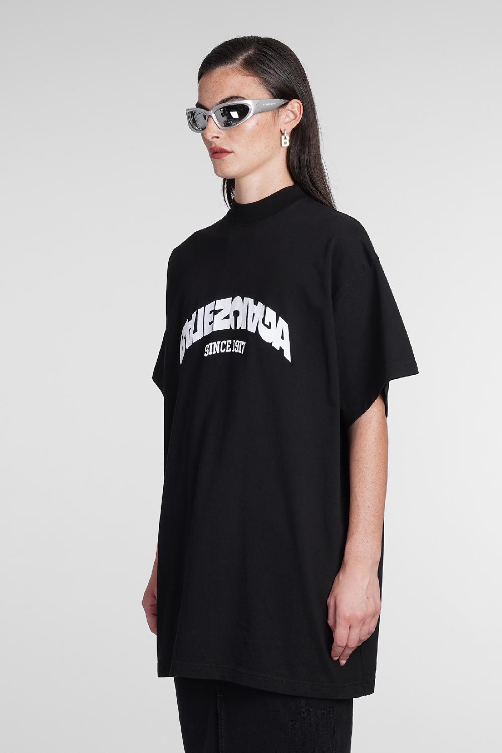 Deliberti Balenciaga T-shirt In Cotone Nero Cod. 386203 - Deliberti The Luxury Shopping