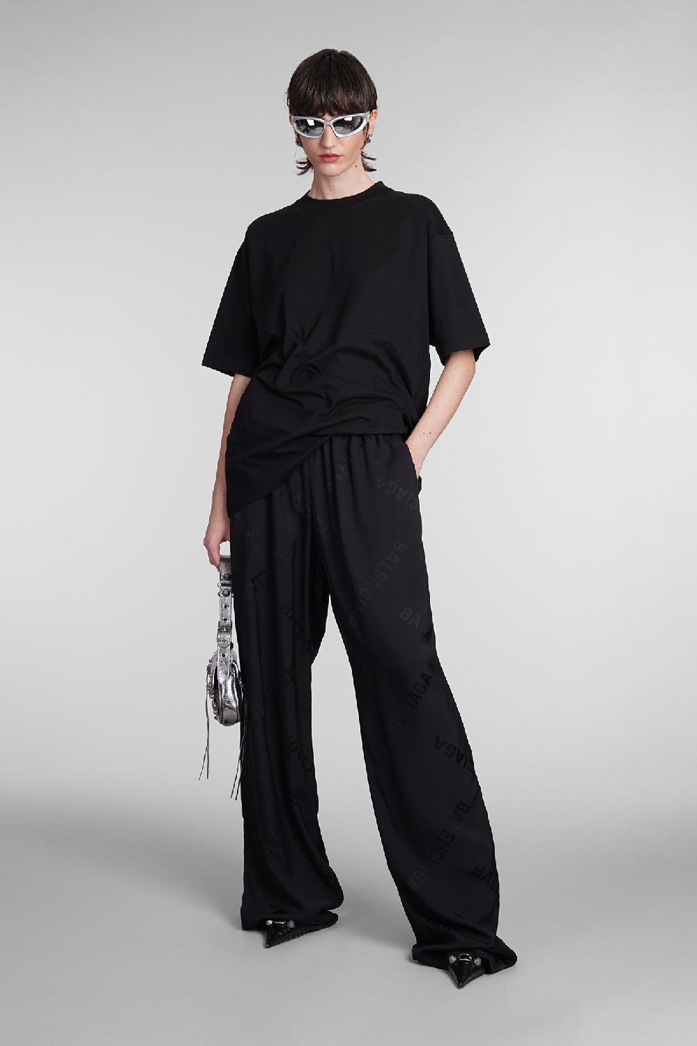 Deliberti Balenciaga T-shirt In Cotone Nero Cod. 393398 - Deliberti The Luxury Shopping