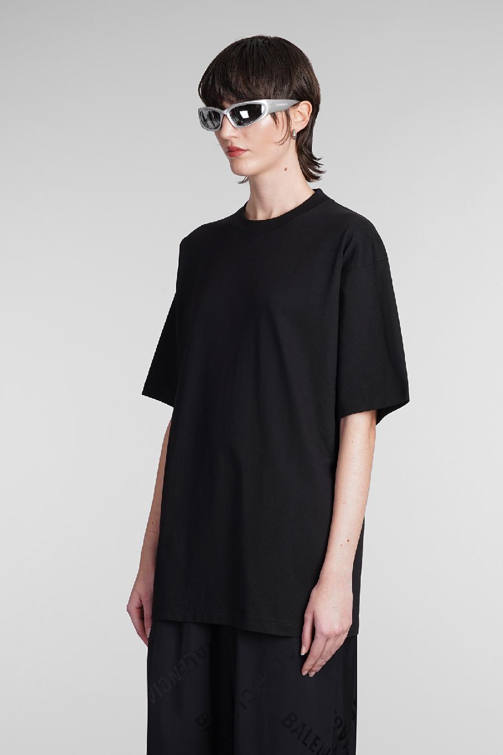 Deliberti Balenciaga T-shirt In Cotone Nero Cod. 393398 - Deliberti The Luxury Shopping