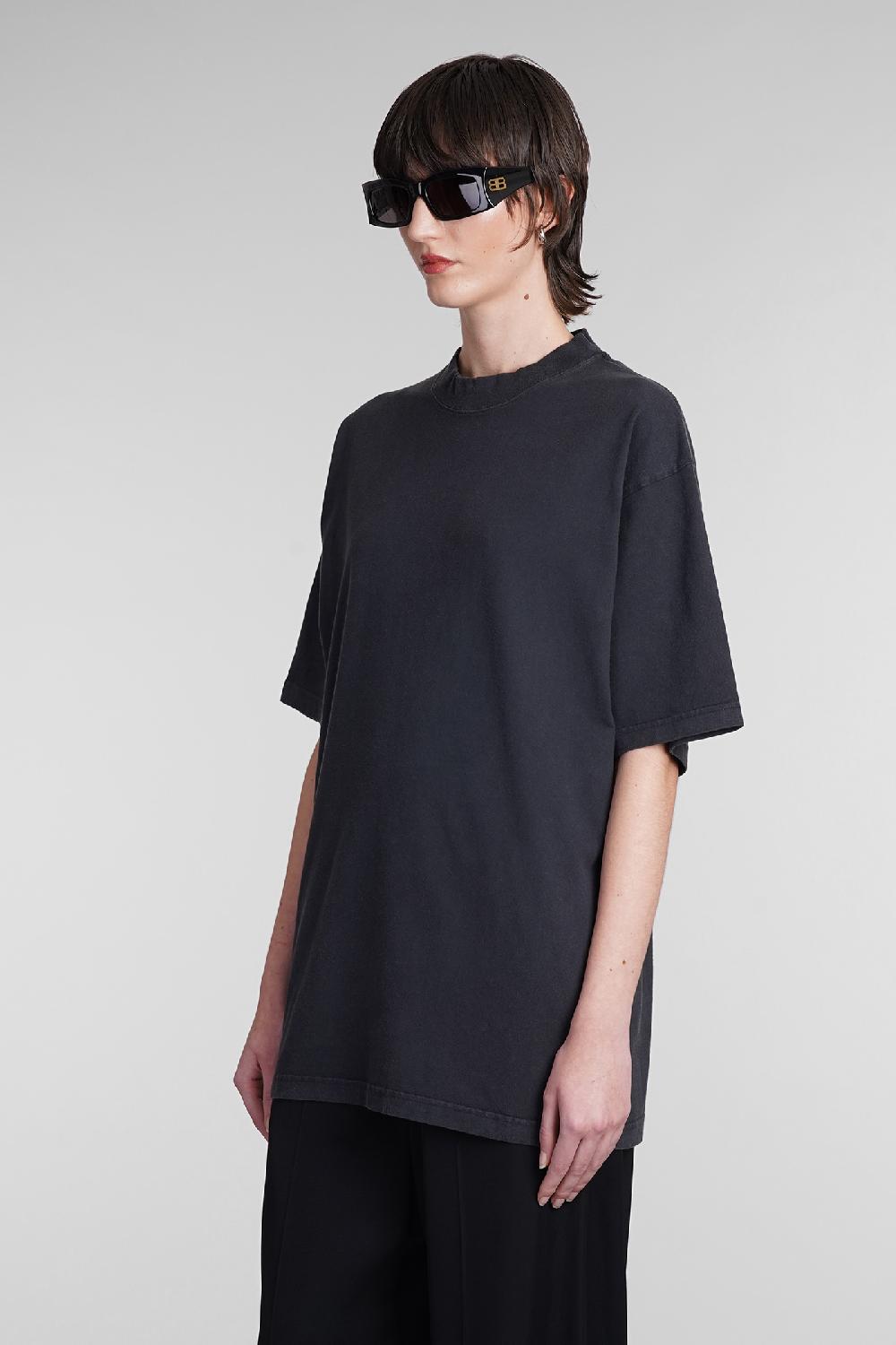 Deliberti Balenciaga T-shirt In Cotone Nero Cod. 393402 - Deliberti The Luxury Shopping