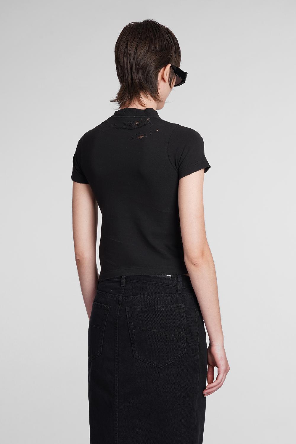 Deliberti Balenciaga T-shirt In Cotone Nero Cod. 398909 - Deliberti The Luxury Shopping