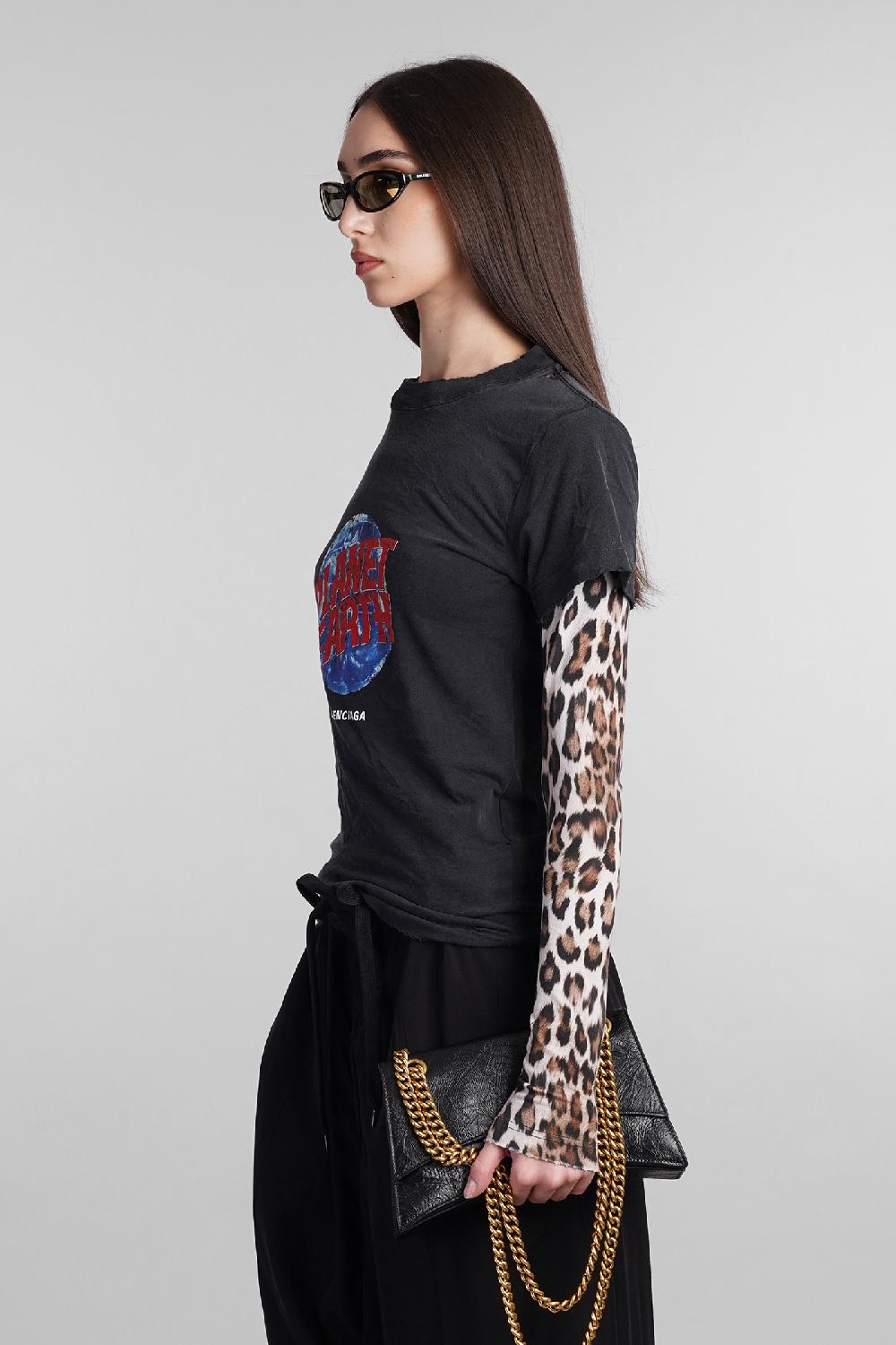 Deliberti Balenciaga T-shirt In Cotone Nero Cod. 407629 - Deliberti The Luxury Shopping