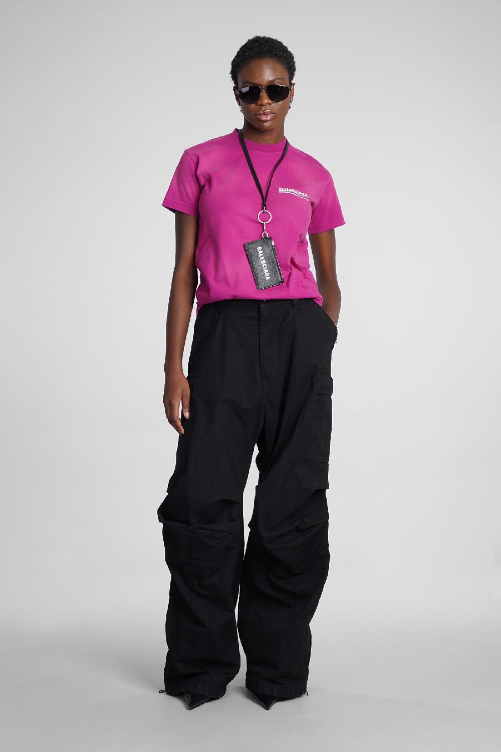 Deliberti Balenciaga T-shirt In Cotone Rosa Cod. 354293 - Deliberti The Luxury Shopping