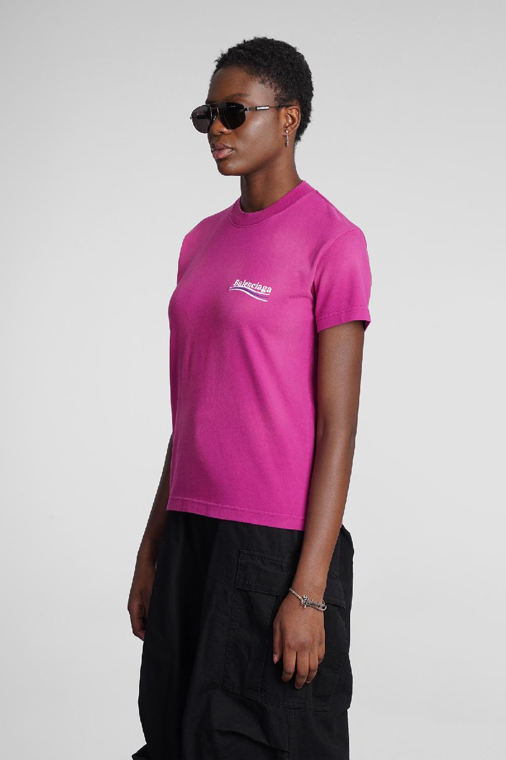 Deliberti Balenciaga T-shirt In Cotone Rosa Cod. 354293 - Deliberti The Luxury Shopping