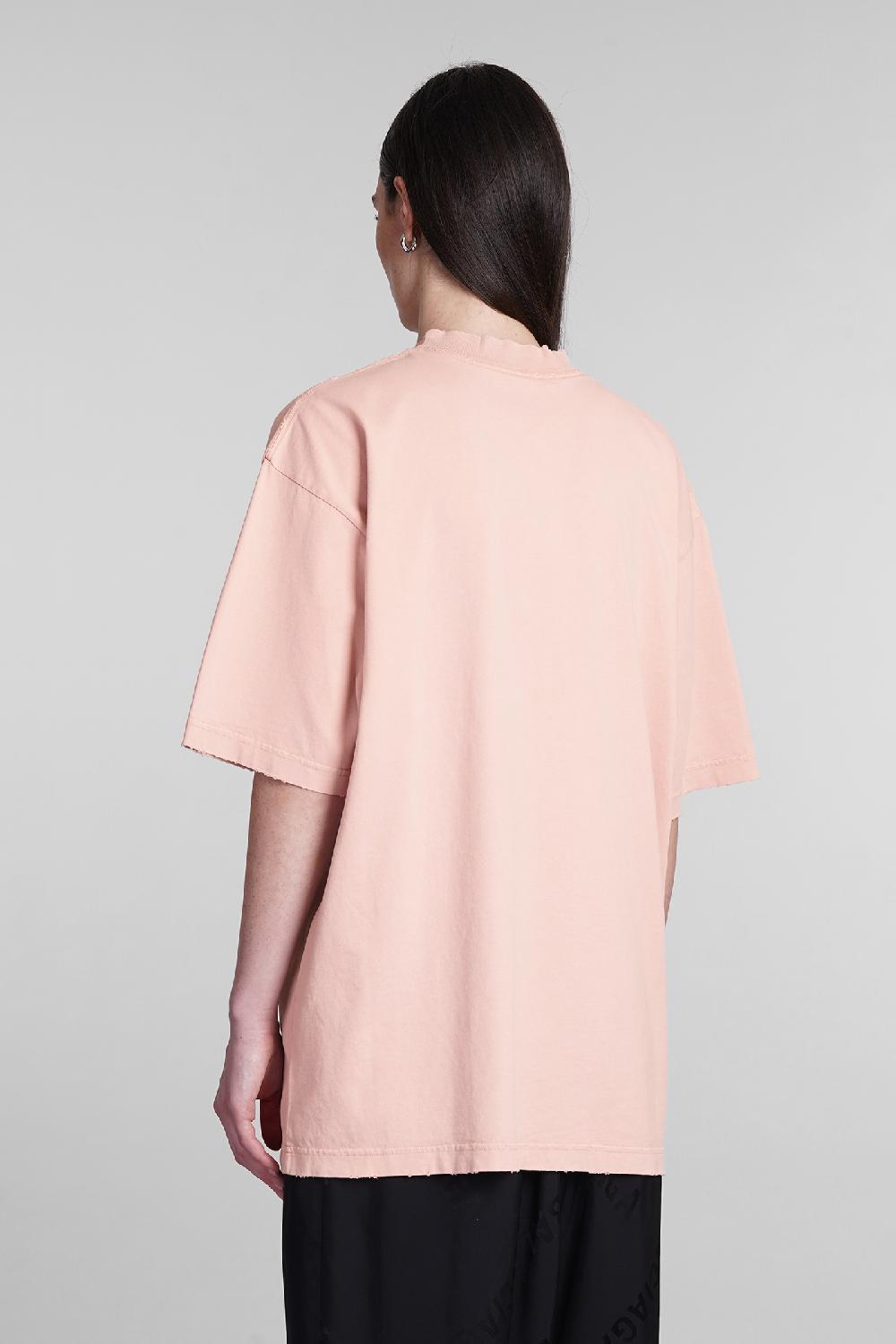 Deliberti Balenciaga T-shirt In Cotone Rosa Cod. 394990 - Deliberti The Luxury Shopping