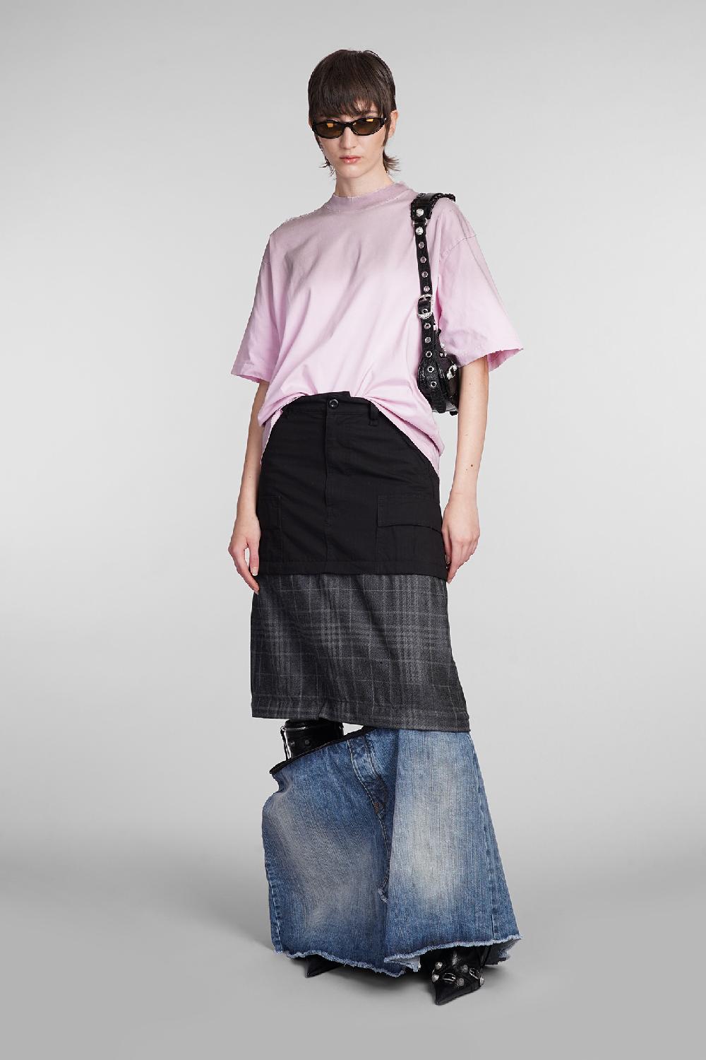 Deliberti Balenciaga T-shirt In Cotone Rosa Cod. 400962 - Deliberti The Luxury Shopping